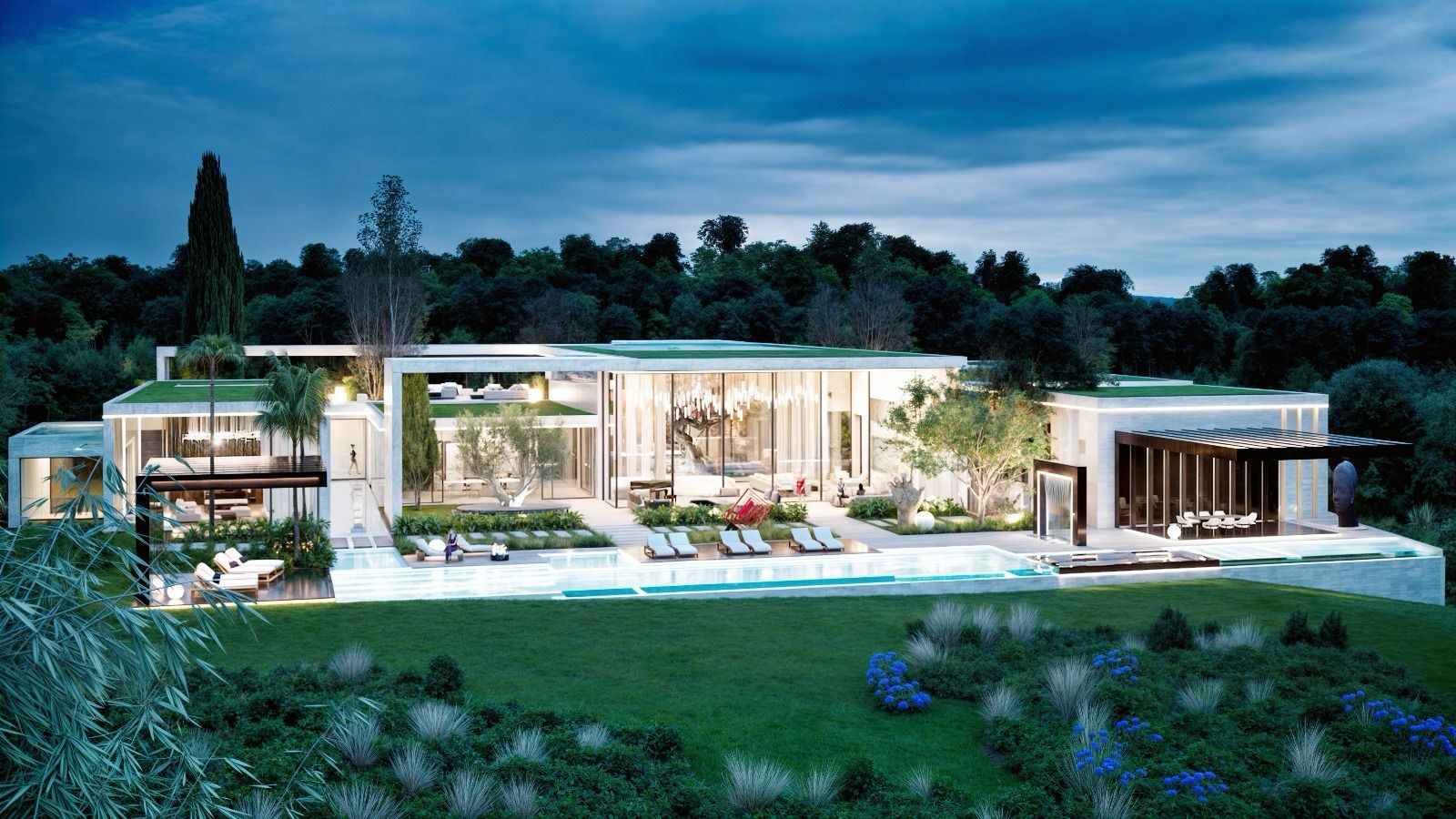 ALYCIA Residences · villa de lujo en La Moraleja Madrid · arquitectura residencial privada por ATELIERLOPEZNEIRACIAURRI